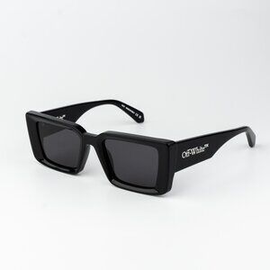 Off-White SAVANNAH Men Sunglasses Black Grey Cat Eye OERI064 SAVANNAH 1007